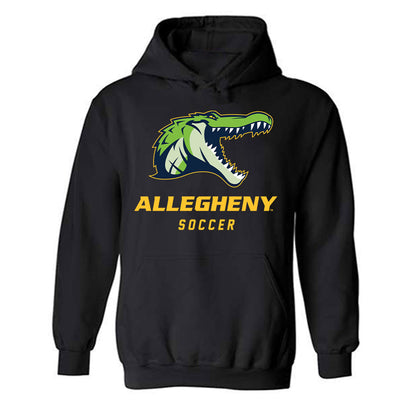 Allegheny - NCAA Men's Soccer : Ransom Perkins - Classic Shersey Hooded Sweatshirt-0