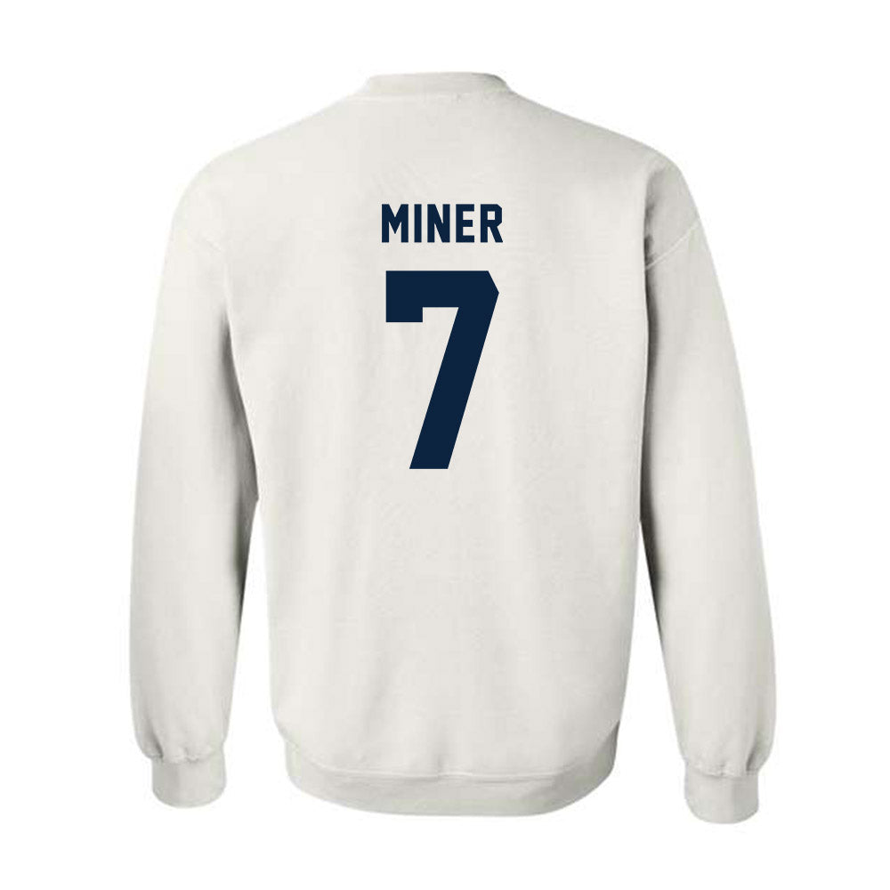 Allegheny - NCAA Baseball : Zach Miner - Classic Shersey Crewneck Sweatshirt-1