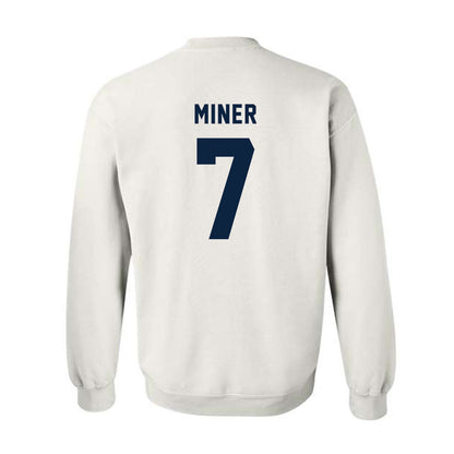 Allegheny - NCAA Baseball : Zach Miner - Classic Shersey Crewneck Sweatshirt-1