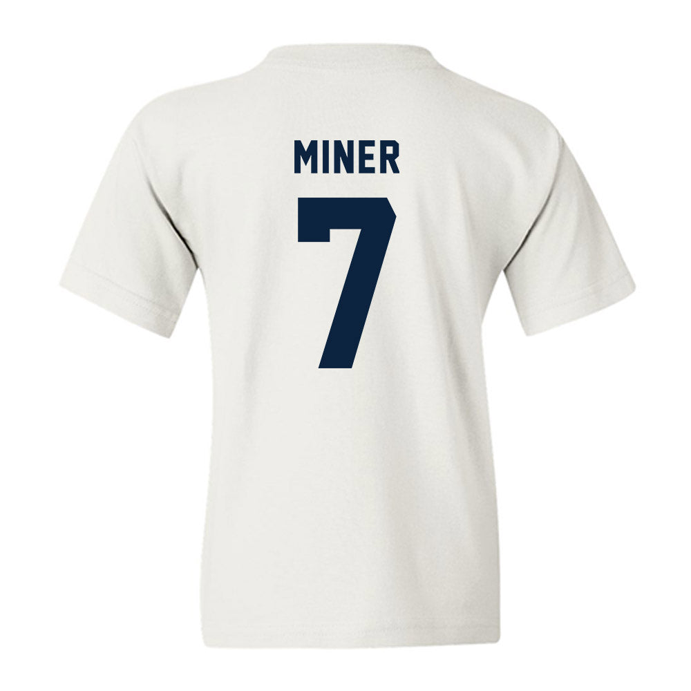 Allegheny - NCAA Baseball : Zach Miner - Classic Shersey Youth T-Shirt-1