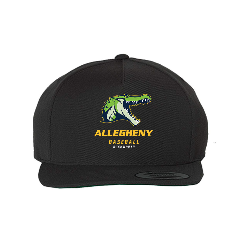 Allegheny - NCAA Baseball : Luke Duckworth - Snapback Hat-0