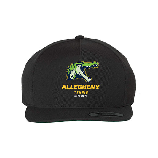 Allegheny - NCAA Women's Tennis : Emiliia Grydnieva - Snapback Hat-0