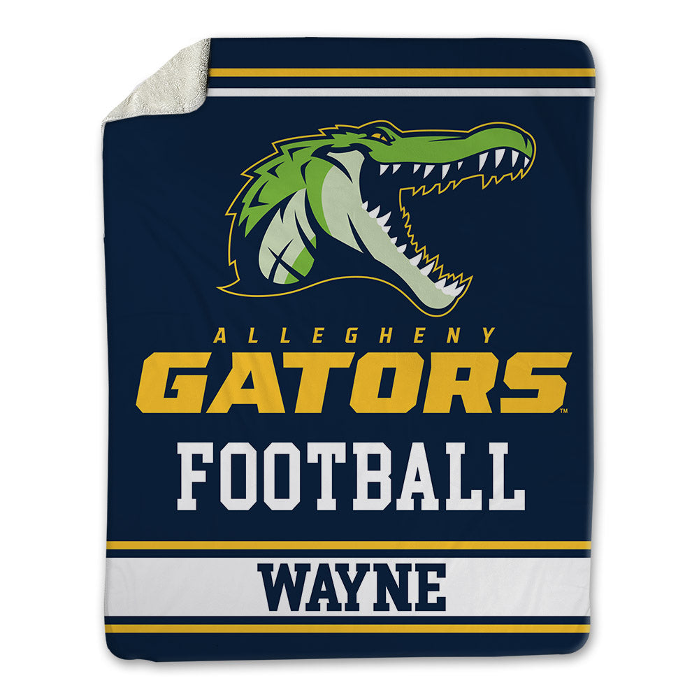 Allegheny - NCAA Football : Landon Wayne - Blanket-0