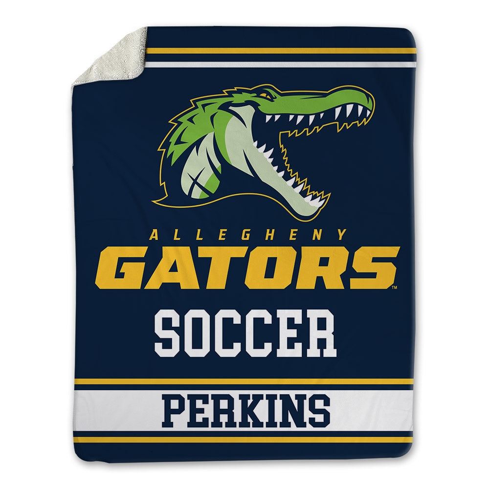 Allegheny - NCAA Men's Soccer : Ransom Perkins - Blanket-0