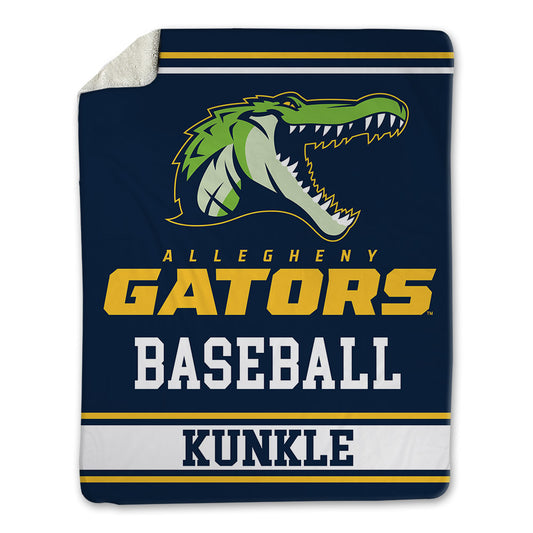 Allegheny - NCAA Baseball : Connor Kunkle - Blanket-0