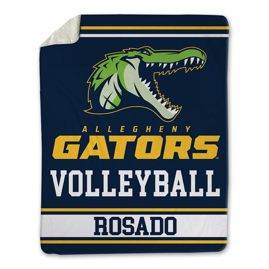 Allegheny - NCAA Women's Volleyball : Valeria Rosado - Blanket-0