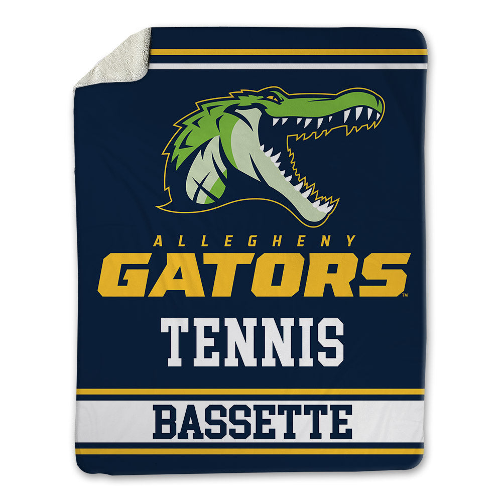Allegheny - NCAA Women's Tennis : Gabrielle Bassette - Blanket-0