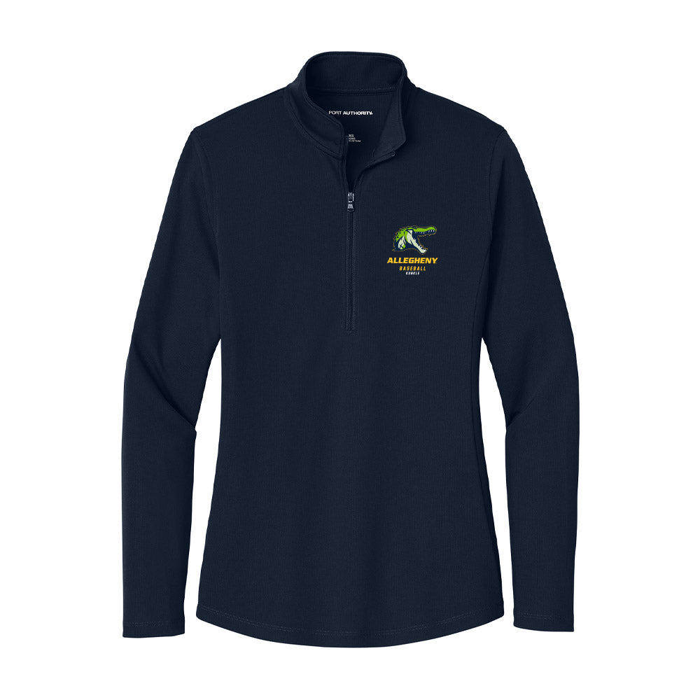 Allegheny - NCAA Baseball : Connor Kunkle - Women's Lightweight Quarter Zip Jacket-0