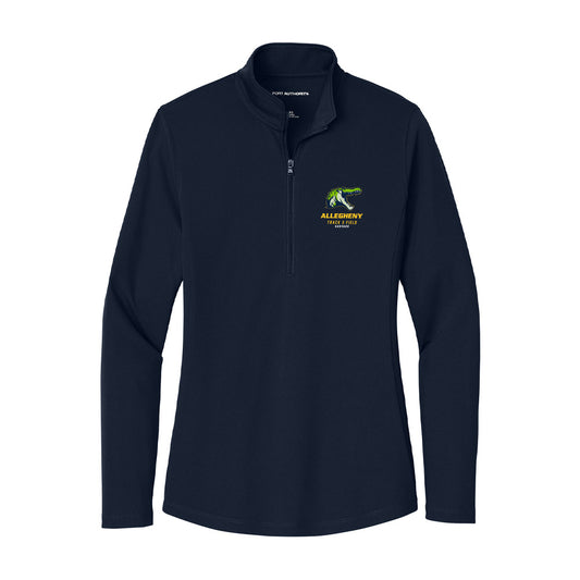 Allegheny - NCAA Women's Track & Field : Hevin Harvard - Women's Lightweight Quarter Zip Jacket-0