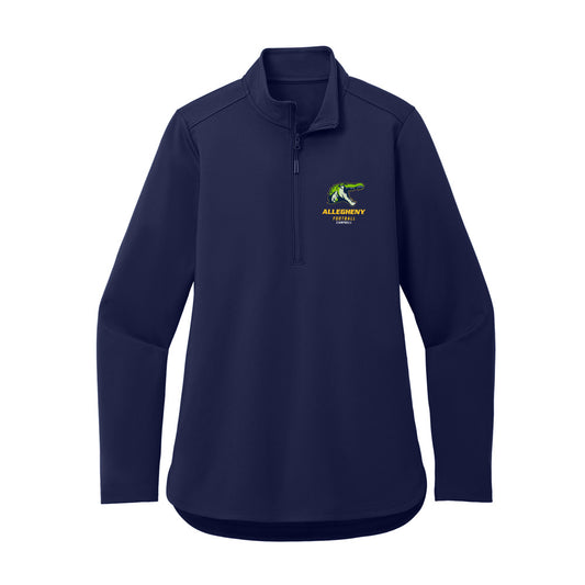 Allegheny - NCAA Football : Cortlon Campbell - Women's Premium Quarter Zip Jacket-0
