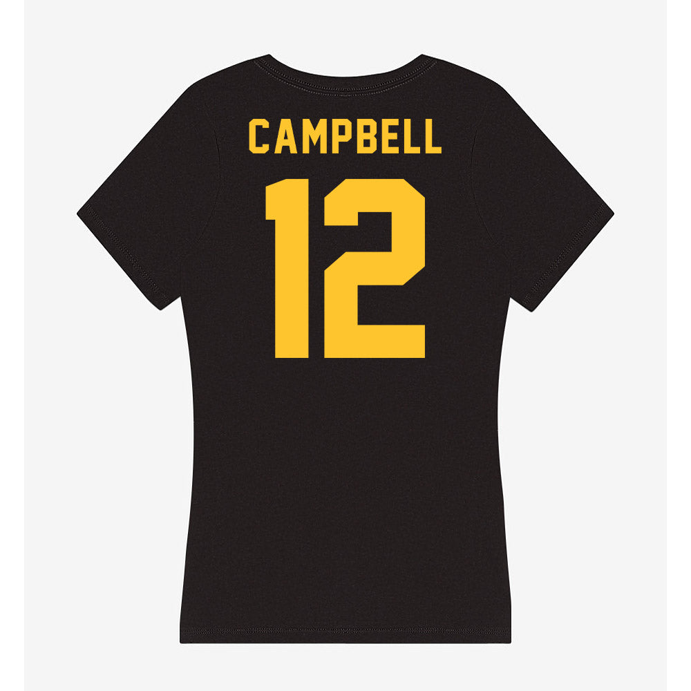Allegheny - NCAA Football : Cortlon Campbell - Women's V-Neck T-Shirt-1