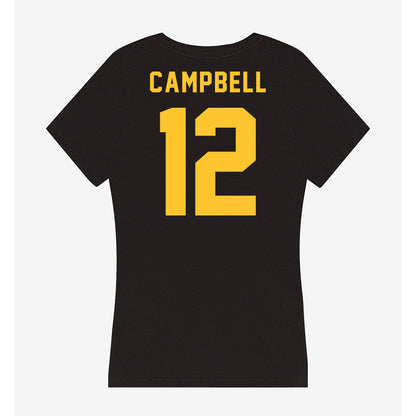 Allegheny - NCAA Football : Cortlon Campbell - Women's V-Neck T-Shirt-1