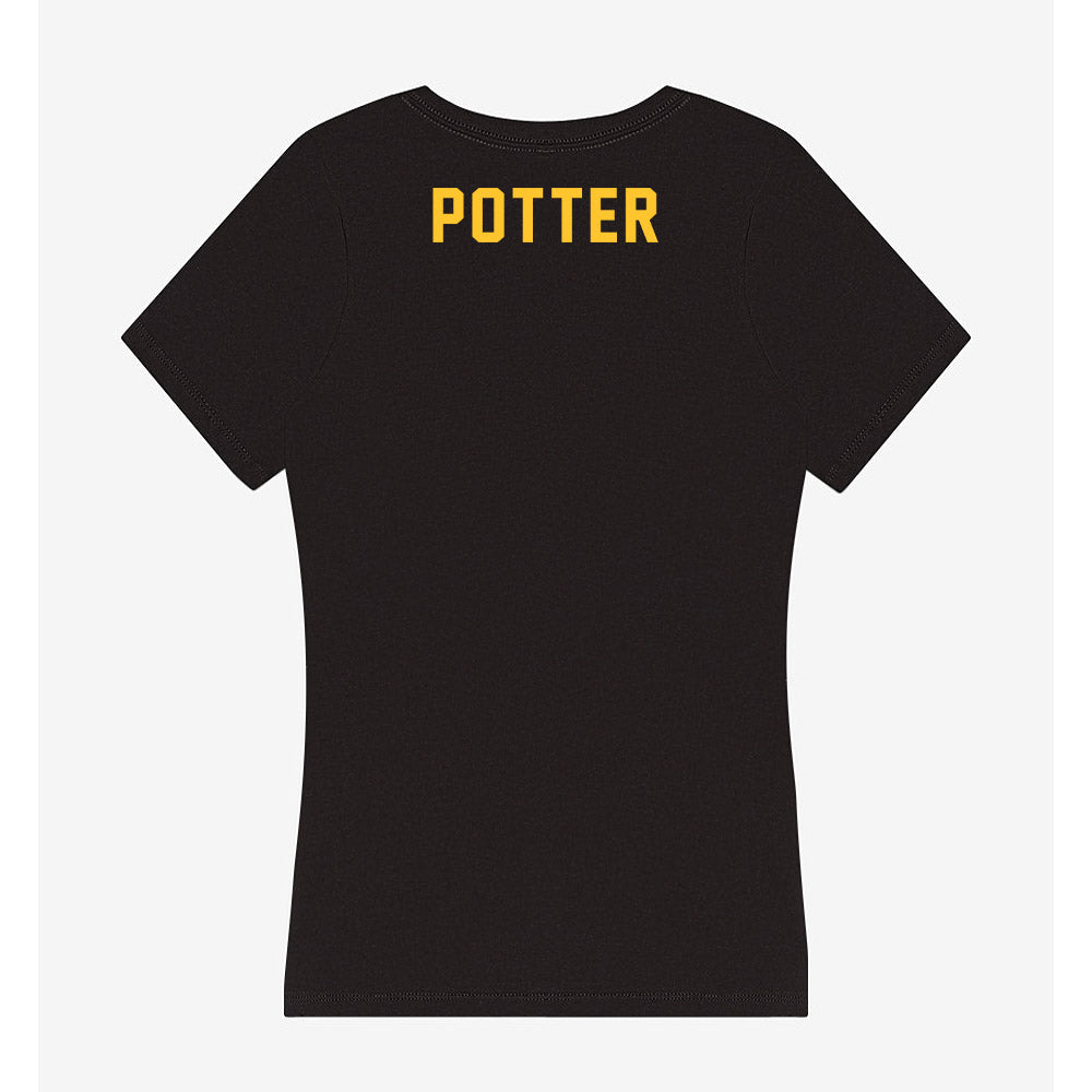 Allegheny - NCAA Football : Carson Potter - Women's V-Neck T-Shirt-1