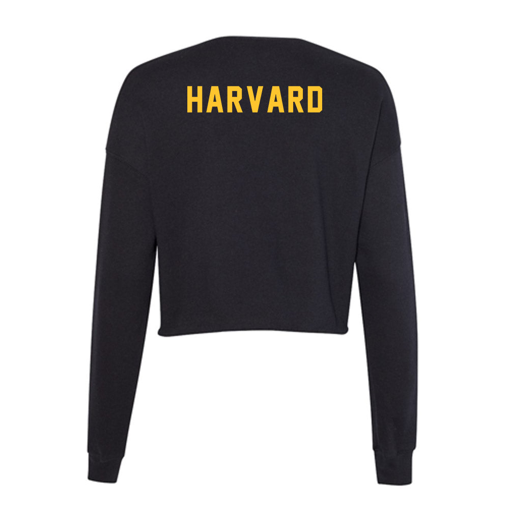 Allegheny - NCAA Women's Track & Field : Hevin Harvard - Women's Cropped Crew Fleece-1