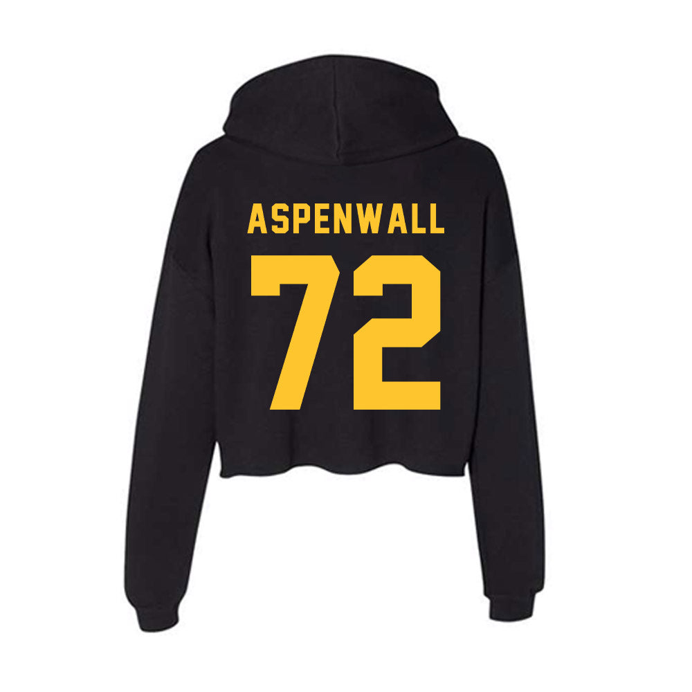 Allegheny - NCAA Men's Lacrosse : Austin Aspenwall - Women's Crop Fleece Hoodie-1