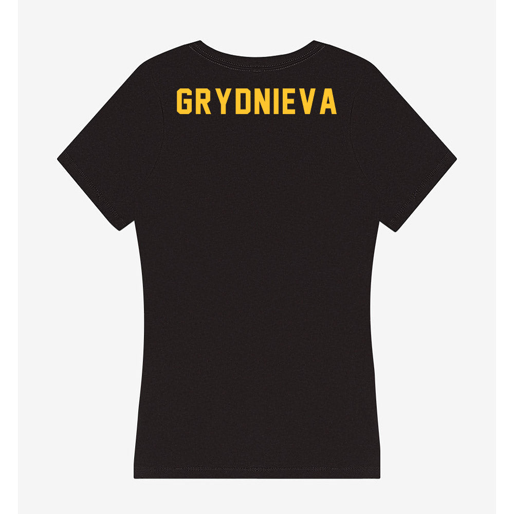 Allegheny - NCAA Women's Tennis : Emiliia Grydnieva - Women's V-Neck T-Shirt-1