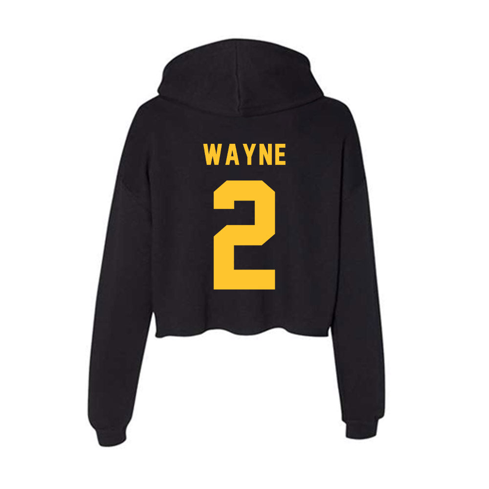 Allegheny - NCAA Football : Landon Wayne - Women's Crop Fleece Hoodie-1