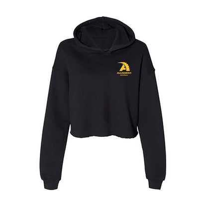 Allegheny - NCAA Baseball : Connor Kunkle - Women's Crop Fleece Hoodie-0