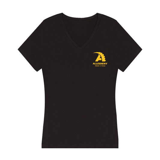 Allegheny - NCAA Women's Track & Field : Hevin Harvard - Women's V-Neck T-Shirt-0