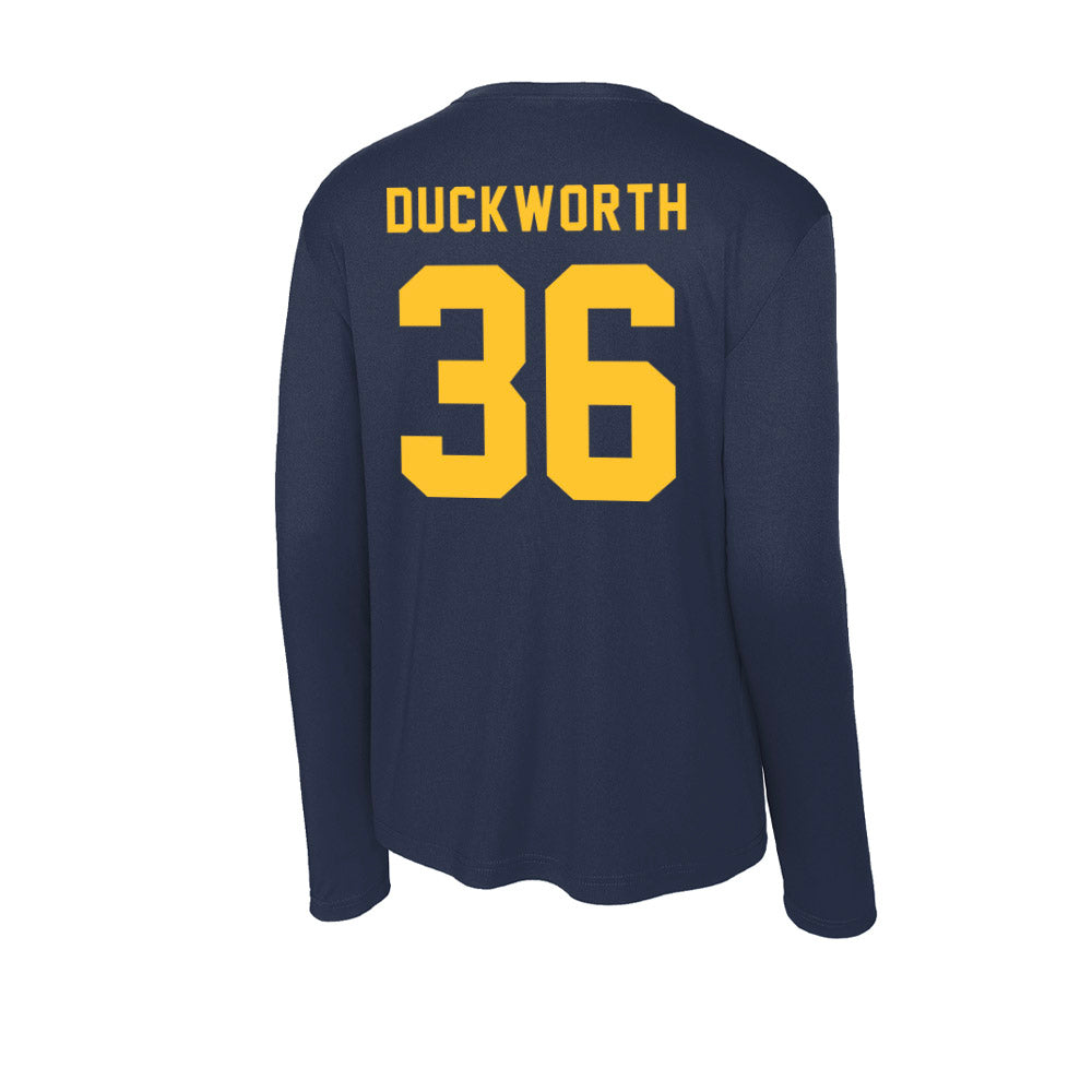 Allegheny - NCAA Baseball : Luke Duckworth - Classic Shersey Activewear Long Sleeve T-Shirt-1