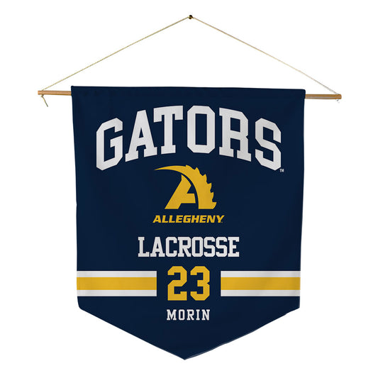 Allegheny - NCAA Women's Lacrosse : Desiree Morin - Pennant - 18" x 21"-0