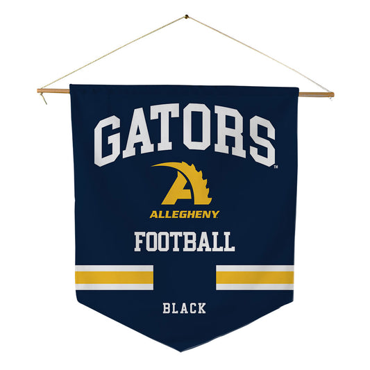 Allegheny - NCAA Football : Cooper Black - Pennant - 18" x 21"-0