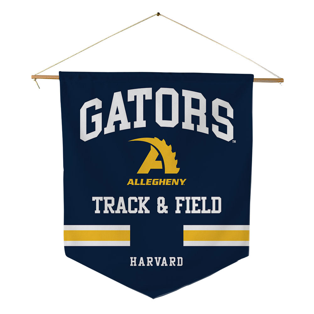 Allegheny - NCAA Women's Track & Field : Hevin Harvard - Pennant - 18" x 21"-0