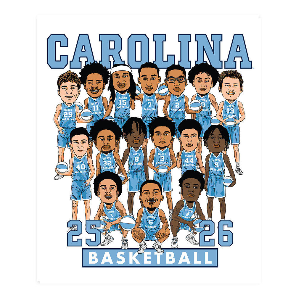 UNC - NCAA Men's Basketball : - Poster 20x24-0