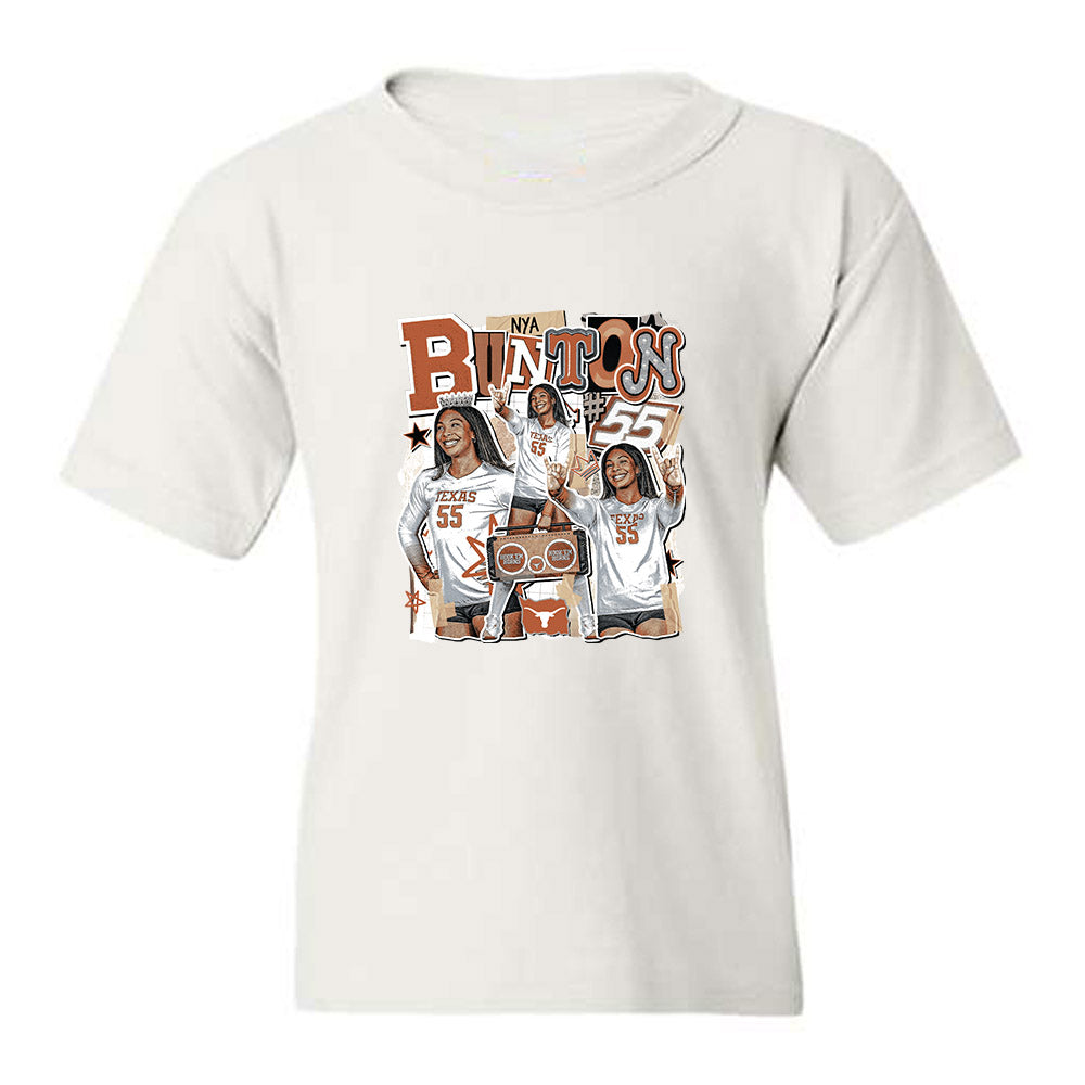 Texas - NCAA Women's Volleyball : Nya Bunton - Collage Youth T-Shirt-0