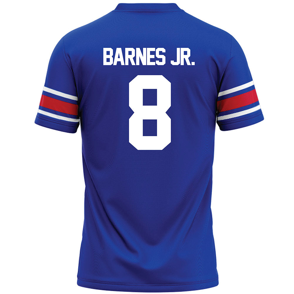 SMU - NCAA Football : Marcellus Barnes Jr. - Blue Premium Football Jersey-1