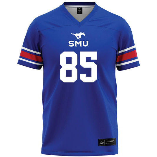 SMU - NCAA Football : Andre Nickerson - Blue Premium Football Jersey-0