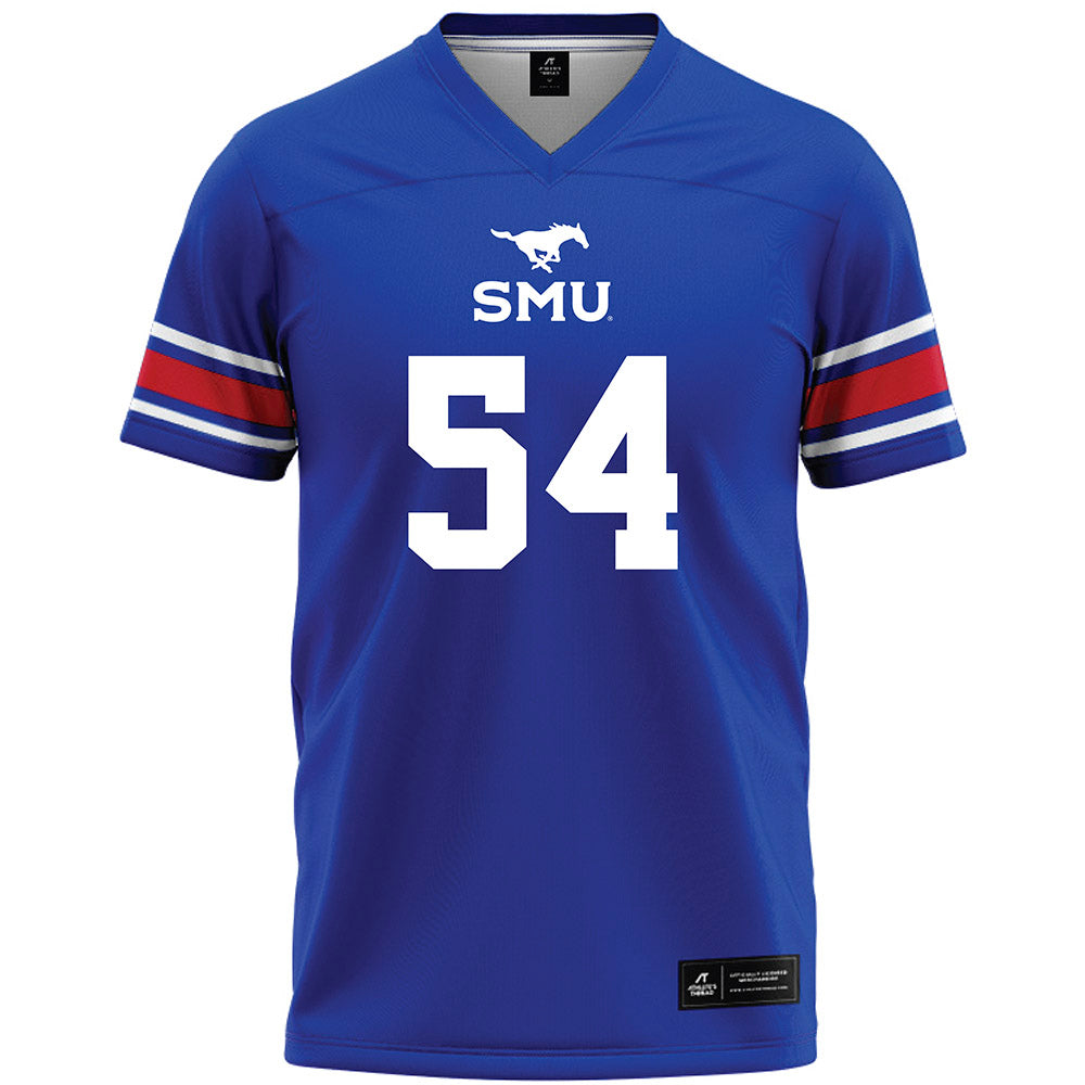 SMU - NCAA Football : Alexander Kilgore - Blue Premium Football Jersey-0