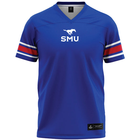 SMU - NCAA Football : Dramekco Green - Blue Premium Football Jersey-0