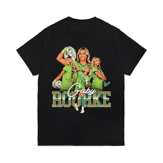 USF - NCAA Women's Soccer : Gaby Rourke - Collage Comfort Colors T-Shirt-0