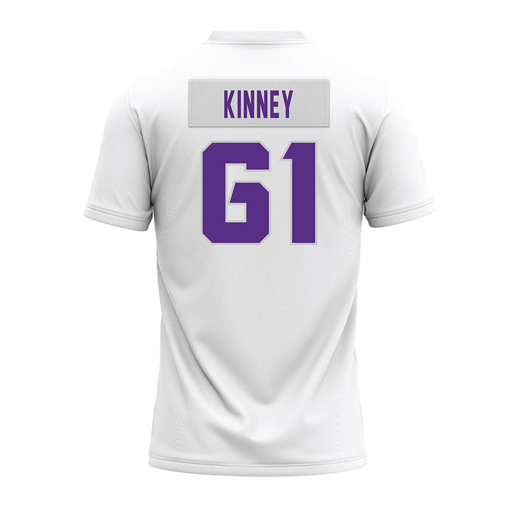 TCU - NCAA Football : Dylan Kinney - White Premium Football Jersey-1