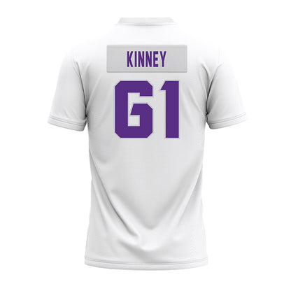TCU - NCAA Football : Dylan Kinney - White Premium Football Jersey-1