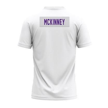 TCU - NCAA Football : Noah McKinney - White Premium Football Jersey-1