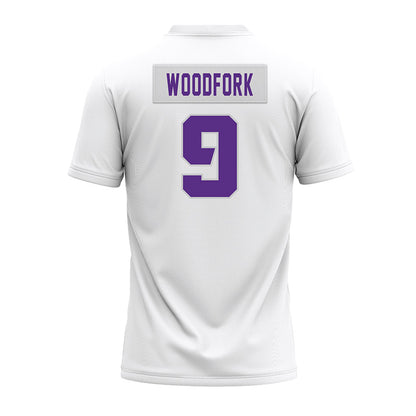TCU - NCAA Football : Chad Woodfork - White Premium Football Jersey-1