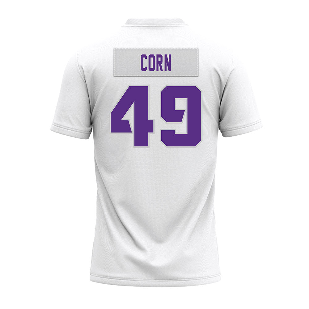 TCU - NCAA Football : Anders Corn - White Premium Football Jersey-1