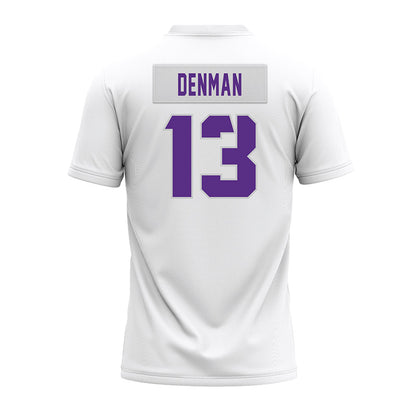 TCU - NCAA Football : Jon Denman - White Premium Football Jersey-1