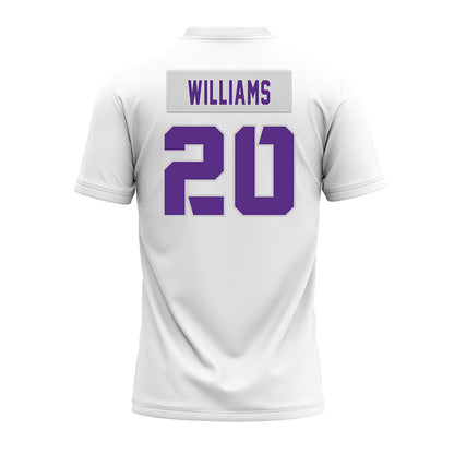 TCU - NCAA Football : Anthony Williams - White Premium Football Jersey-1