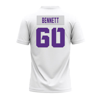 TCU - NCAA Football : Cade Bennett - White Premium Football Jersey-1