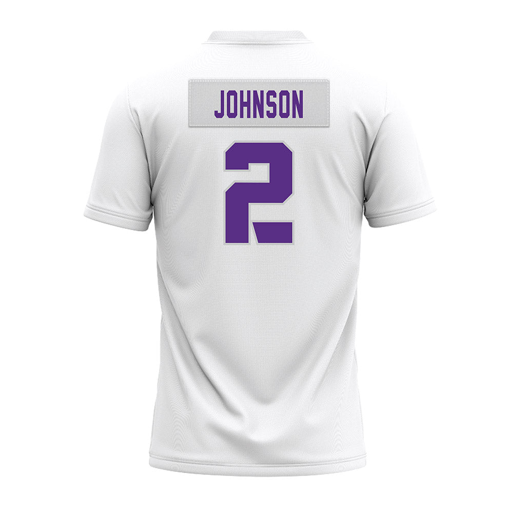 TCU - NCAA Football : Jamel Johnson - White Premium Football Jersey-1
