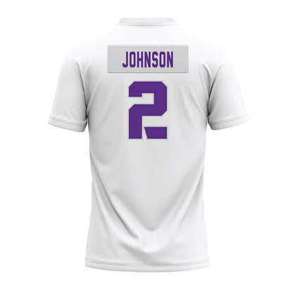 TCU - NCAA Football : Jamel Johnson - White Premium Football Jersey-1