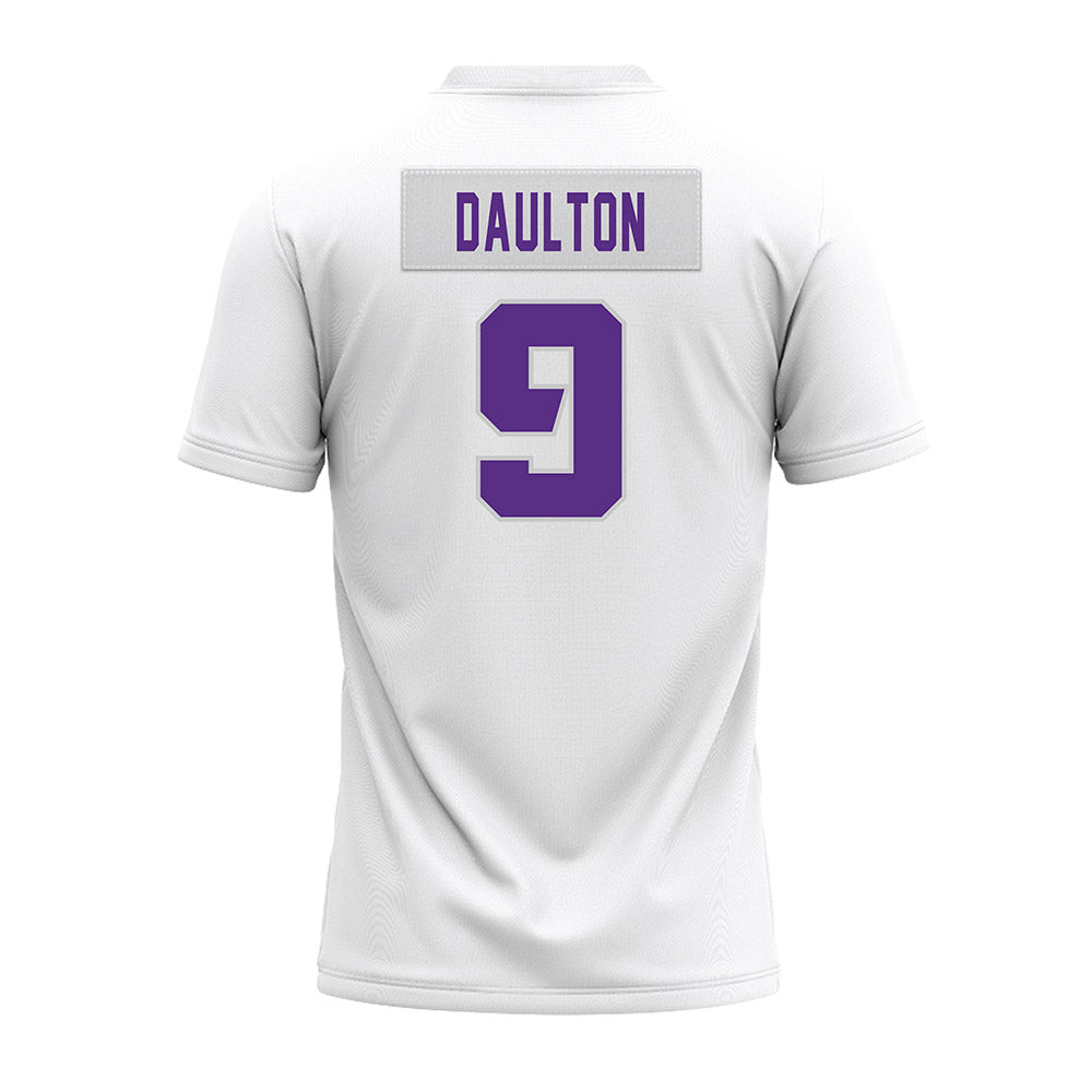 TCU - NCAA Football : Jack Daulton - White Premium Football Jersey-1
