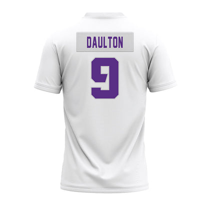 TCU - NCAA Football : Jack Daulton - White Premium Football Jersey-1