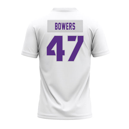 TCU - NCAA Football : Aaron Bowers - White Premium Football Jersey-1
