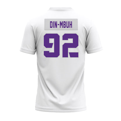 TCU - NCAA Football : Ansel Din-Mbuh - White Premium Football Jersey-1