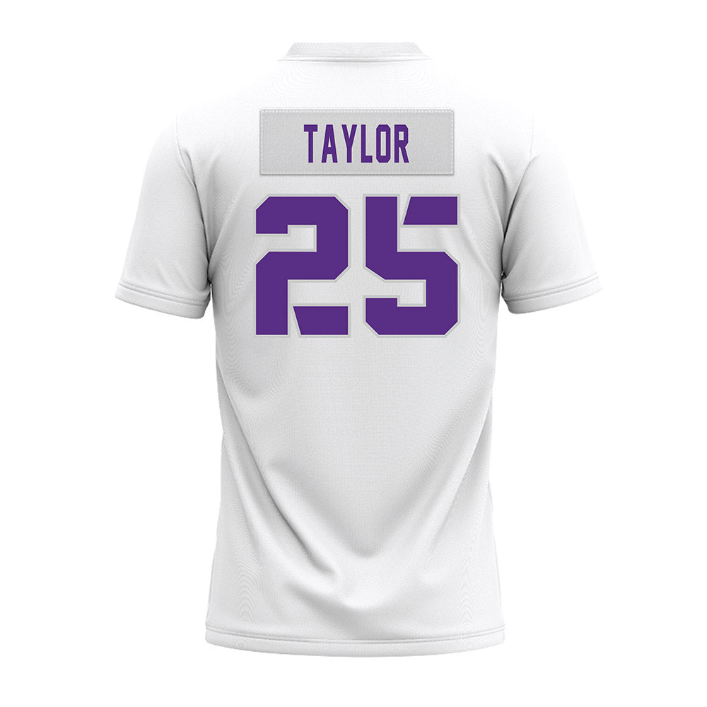 TCU - NCAA Football : Zachary Taylor - White Premium Football Jersey-1