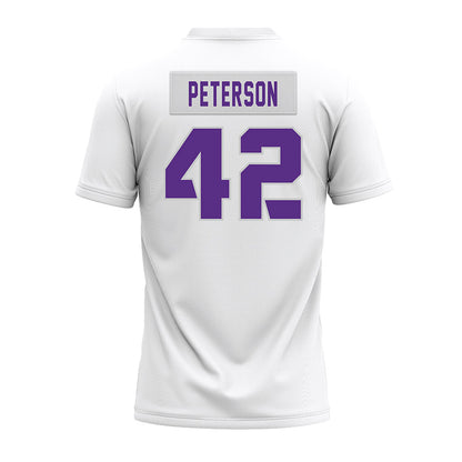 TCU - NCAA Football : Sebastian Peterson - White Premium Football Jersey-1